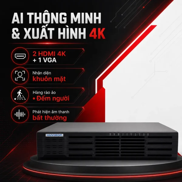 Đầu ghi hình Huviron HU-RNR16264M 64 kênh