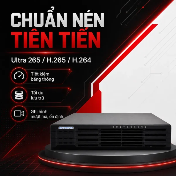 Đầu ghi hình Huviron HU-RNR16264M 64 kênh