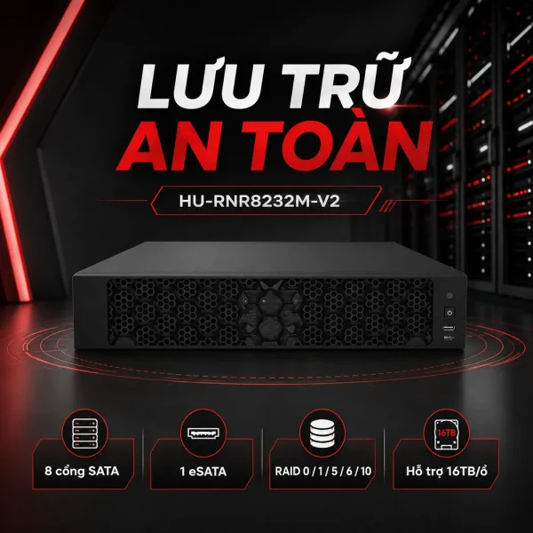 Đầu ghi hình Huviron HU-RNR8232M-V2 32 kênh