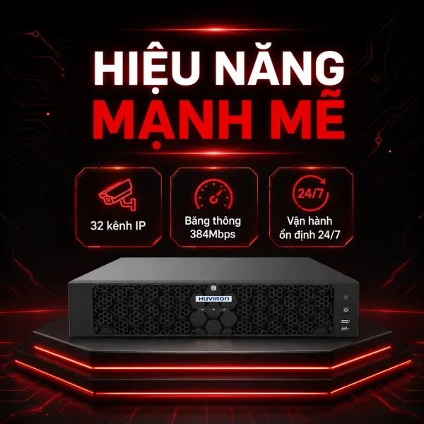 Đầu ghi hình Huviron HU-RNR8232M-V2 32 kênh