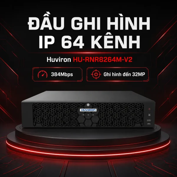 Đầu ghi hình Huviron HU-RNR8264M-V2 64 kênh