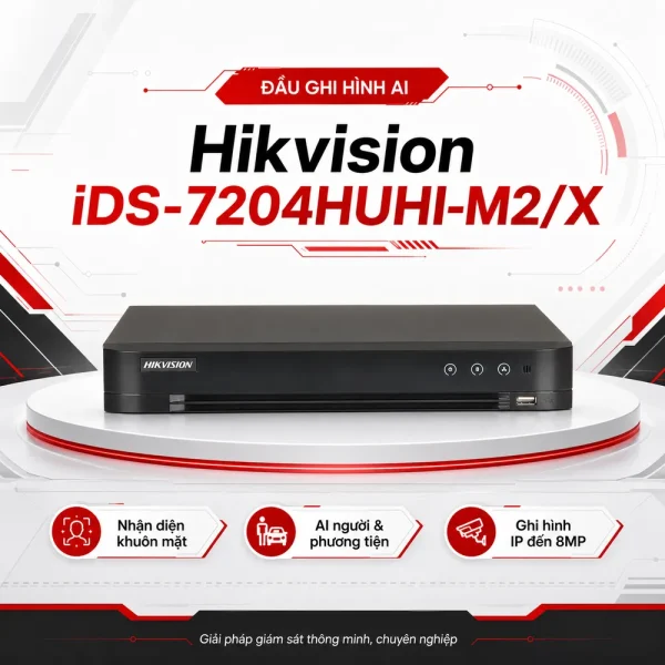 Đầu ghi hình iDS-7204HUHI-M2/X HIKVISION