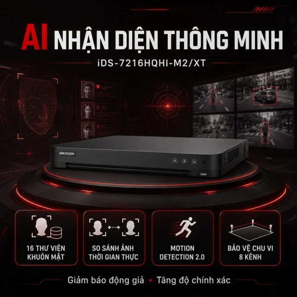 Đầu ghi hình iDS-7216HQHI-M2/XT HIKVISION