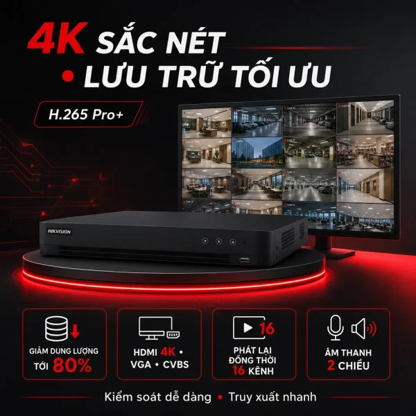 Đầu ghi hình iDS-7216HQHI-M2/XT HIKVISION