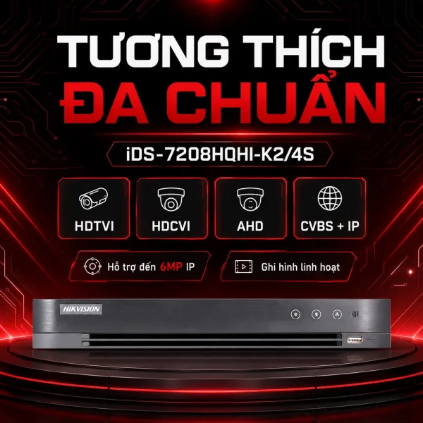 Đầu ghi hình IP HIKVISION iDS-7208HQHI-K2/4S