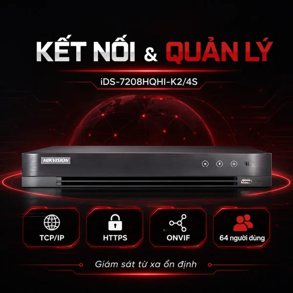 Đầu ghi hình IP HIKVISION iDS-7208HQHI-K2/4S