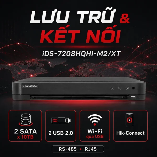 Đầu ghi hình IP HIKVISION iDS-7208HQHI-M2/XT