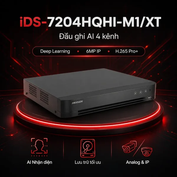 Đầu ghi hình IP iDS-7204HQHI-M1/XT HIKVISION