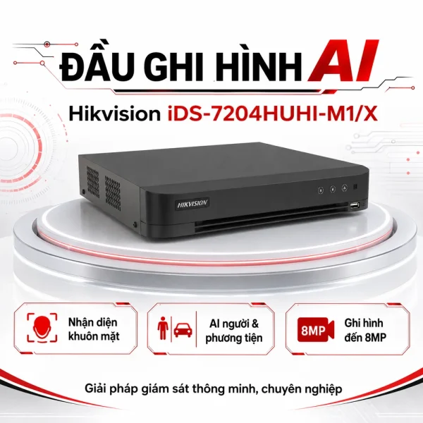 Đầu ghi hình IP iDS-7204HUHI-M1/X HIKVISION