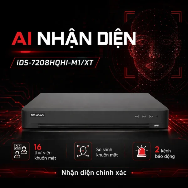 Đầu ghi hình IP iDS-7208HQHI-M1/XT HIKVISION