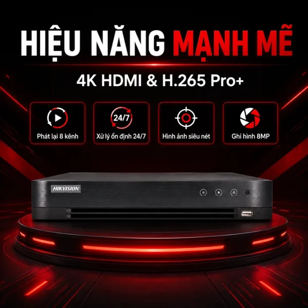 Đầu ghi hình IP iDS-7208HUHI-K1/4S HIKVISION