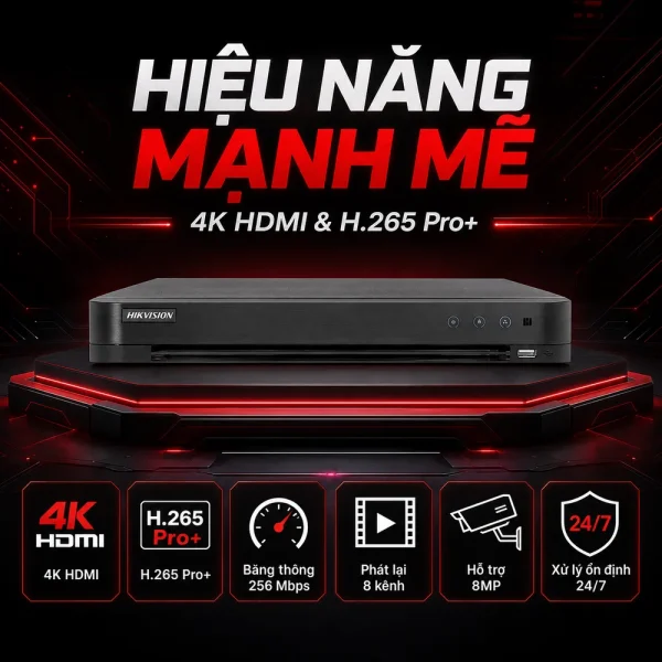 Đầu ghi hình IP iDS-7208HUHI-M1/X HIKVISION