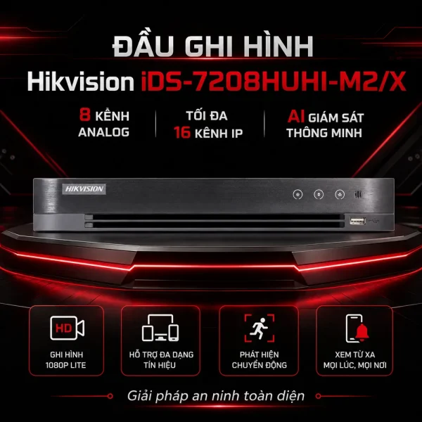 Đầu ghi hình IP iDS-7208HUHI-M2/X HIKVISION
