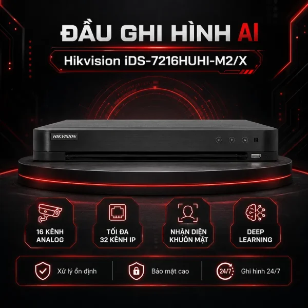 Đầu ghi hình IP iDS-7216HUHI-M2/X HIKVISION