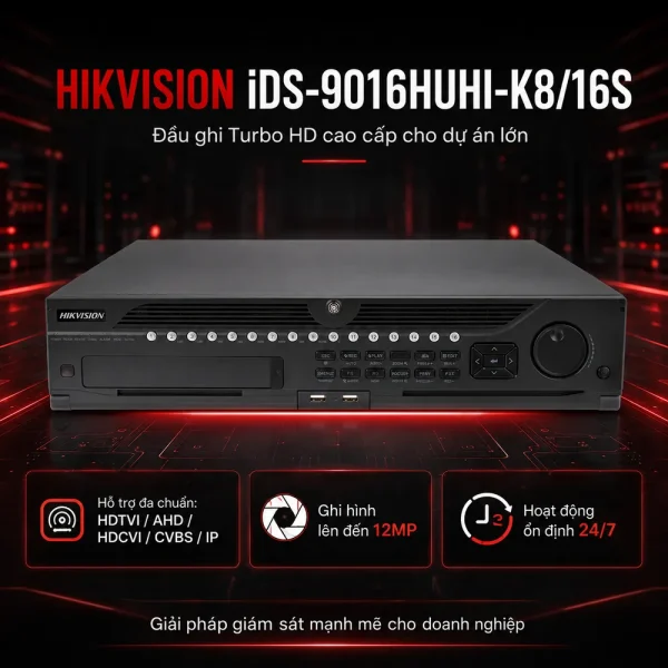 Đầu ghi hình IP iDS-9016HUHI-K8/16S HIKVISION