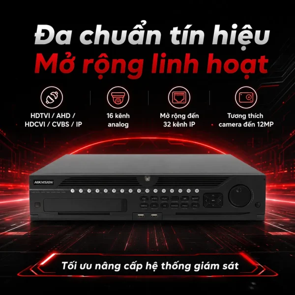 Đầu ghi hình IP iDS-9016HUHI-K8/16S HIKVISION
