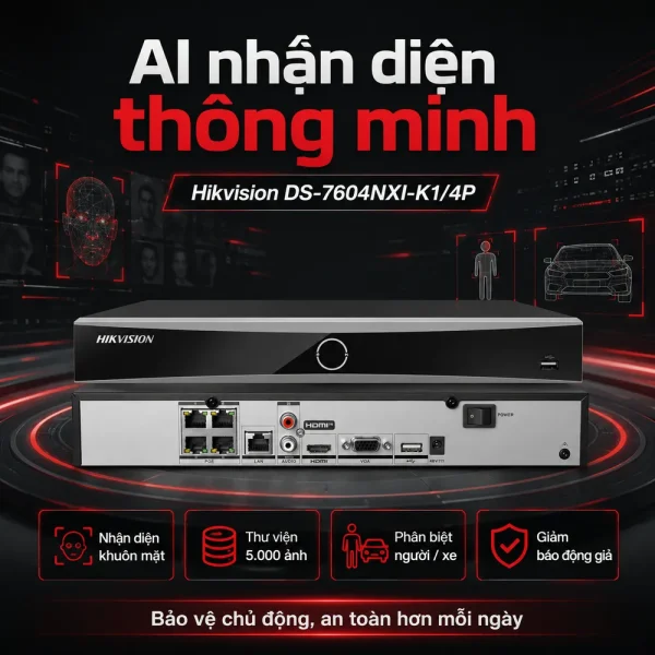 Đầu ghi IP Hikvision DS-7604NXI-K1/4P