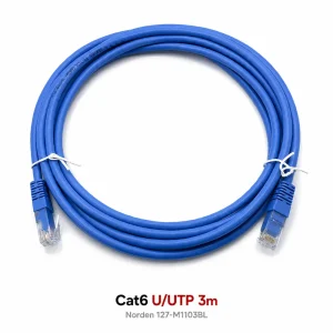 Dây nhảy mạng Cat6 U/UTP 3m Norden 127-M1103BL