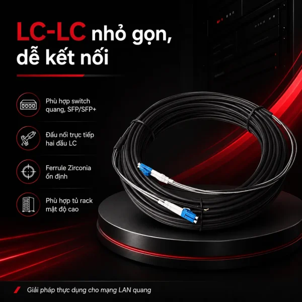 Dây nhảy quang OM2 LC LC Duplex Ngoài Trời