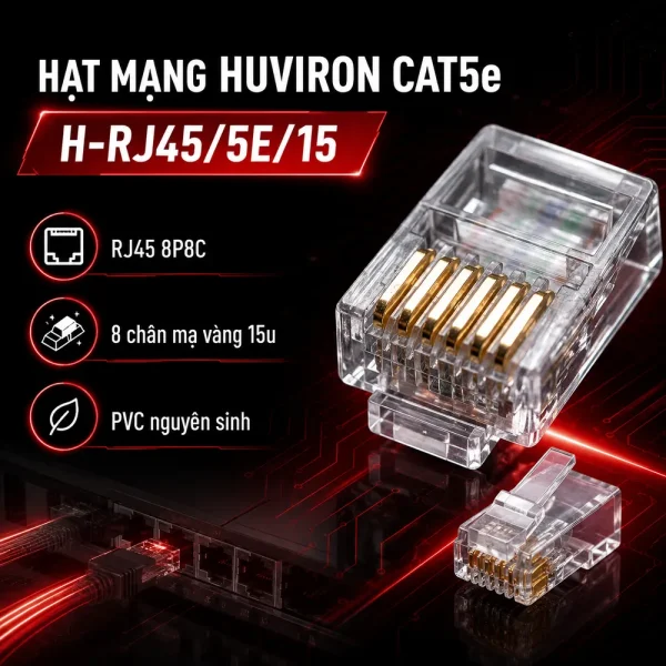 Hạt Mạng Huviron Cat5e H-RJ45/5E/15