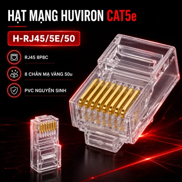 Hạt Mạng Huviron Cat5e H-RJ45/5E/50
