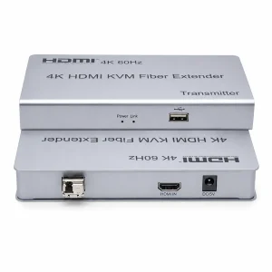HDTEC HDMI CONVERTER 4K (Kéo dài HDMI + USB bằng Cáp Quang)