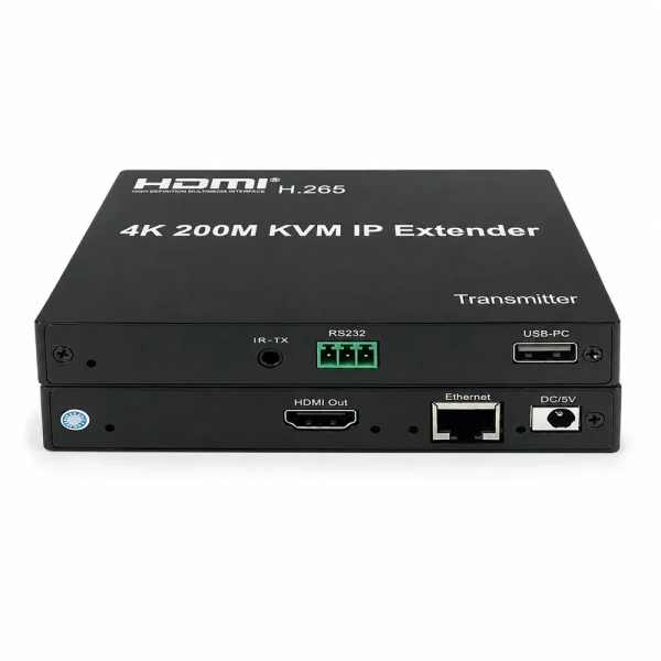HDTEC HDMI KVM 200M 4K (Tích hợp chia 2 HDMI)