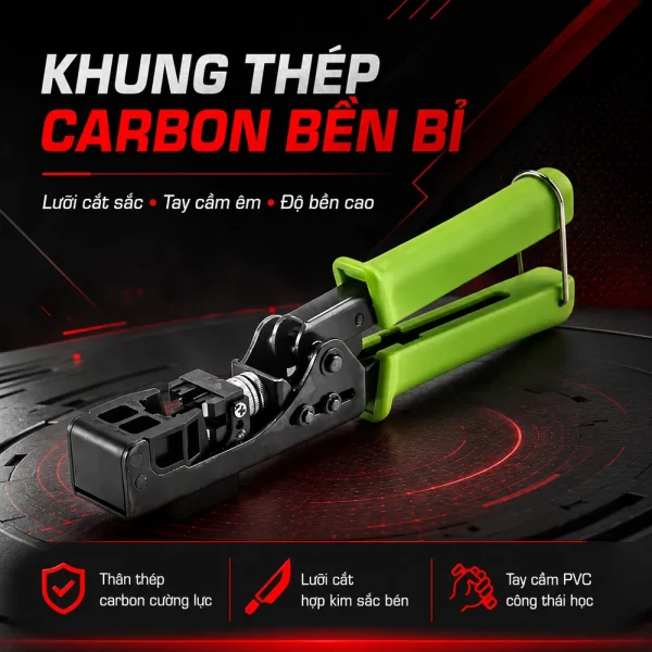 Kìm bóp loại nhân mạng thẳng 90 độ ANCOMTECK ACT-PDT-760B