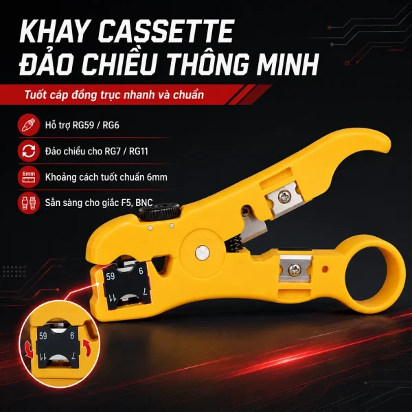 Kìm tuốt cáp mạng Talon TL-352