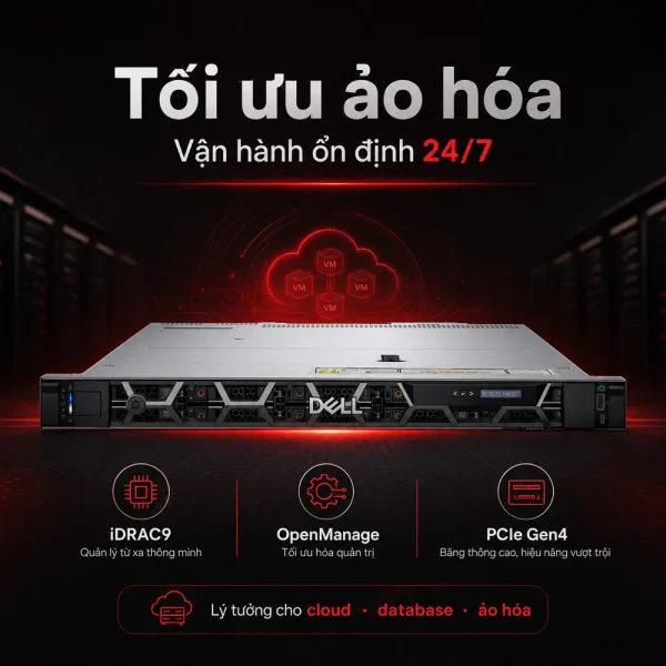 Máy chủ Dell PowerEdge R650xs Chassis 8 x 2.5″
