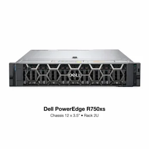 Máy chủ Dell PowerEdge R750xs Chassis 12 x 3.5″