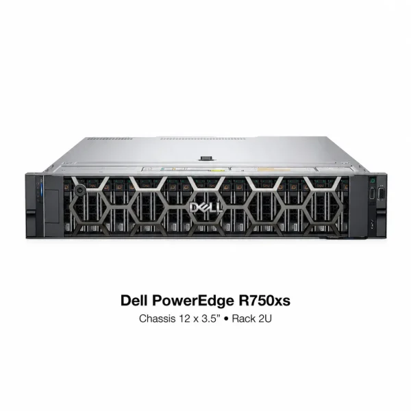 Máy chủ Dell PowerEdge R750xs Chassis 12 x 3.5″