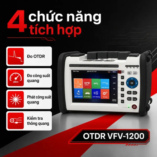 Máy đo điểm đứt cáp quang OTDR VFV-1200