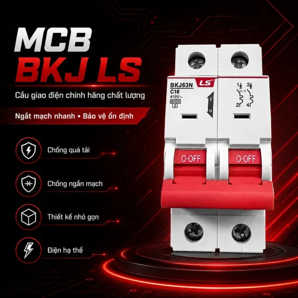 MCB BKJ LS cầu giao điện chính hãng chất lượng