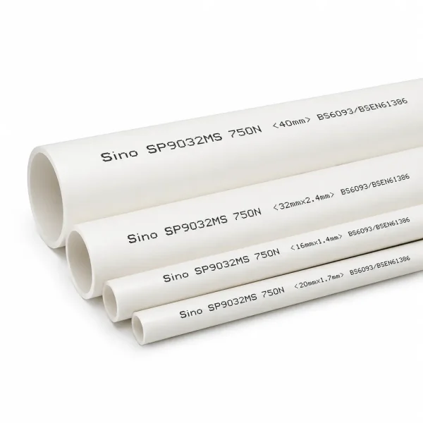 Ống nhựa cứng luồn dây điện Sino SP9032MS 750N 10 cây/bó