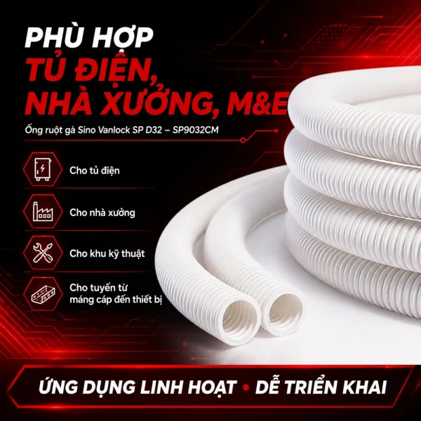 Ống ruột gà Sino Vanlock SP D32 – SP9032CM