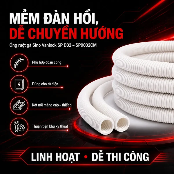 Ống ruột gà Sino Vanlock SP D32 – SP9032CM