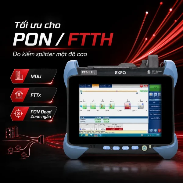 OTDR Module – EXFO FTBx-730C dùng cho mạng PON FTTx/MDU