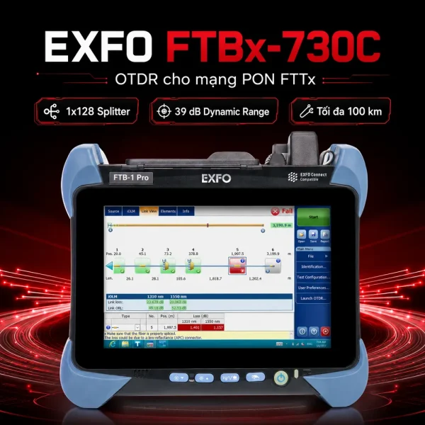 OTDR Module – EXFO FTBx-730C dùng cho mạng PON FTTx/MDU
