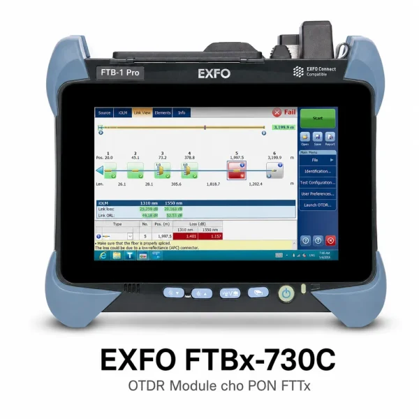 OTDR Module – EXFO FTBx-730C dùng cho mạng PON FTTx/MDU