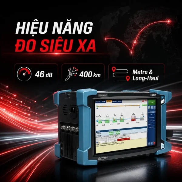 OTDR Module – FTBx-750C dùng cho tuyến trục metro/ long-haul