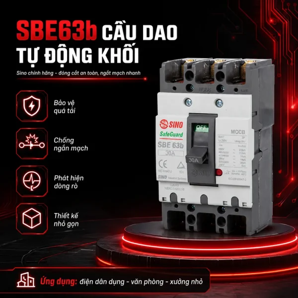 SBE63b sino cầu giao khối tự động an toàn chính hãng