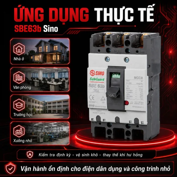 SBE63b sino cầu giao khối tự động an toàn chính hãng