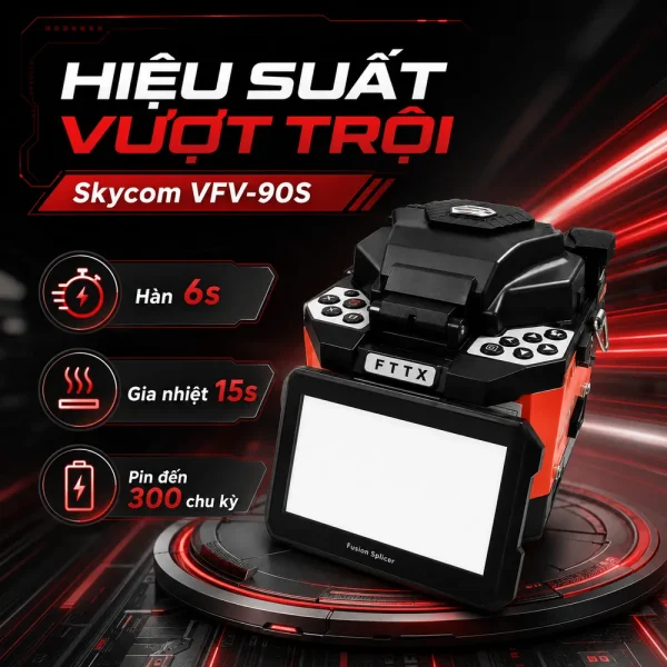 Skycom VFV-90S Máy hàn sợi quang