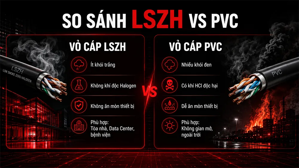 so sánh cáp lszh và pvc