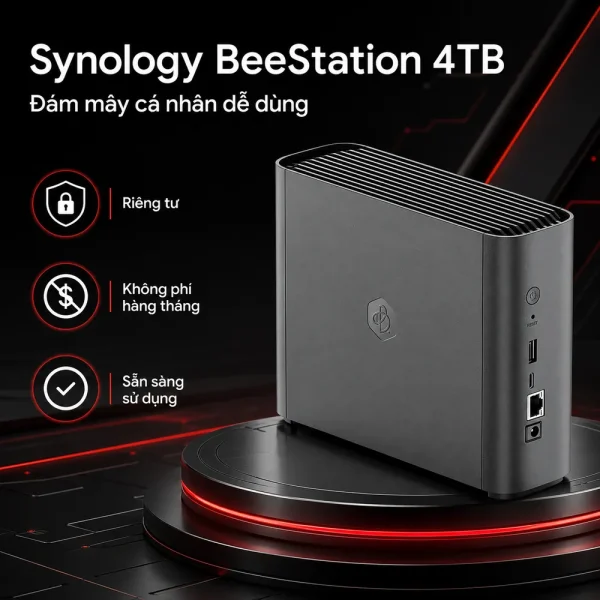 Thiết bị lưu trữ NAS Synology BeeStation 4TB (BST150-4T)
