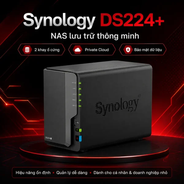 Thiết bị lưu trữ NAS Synology DS224+