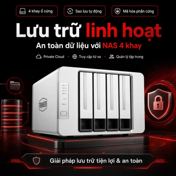 Thiết bị lưu trữ NAS TerraMaster F4-210 (2GB)