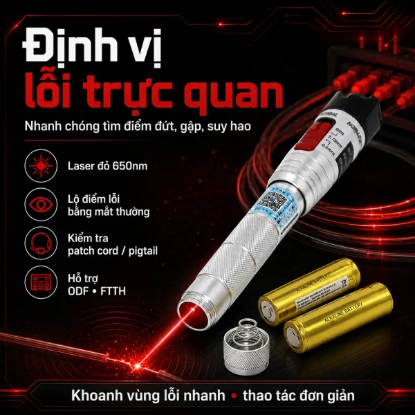 Thiết bị soi cáp quang NOYAFA NF-904 loại 10kw