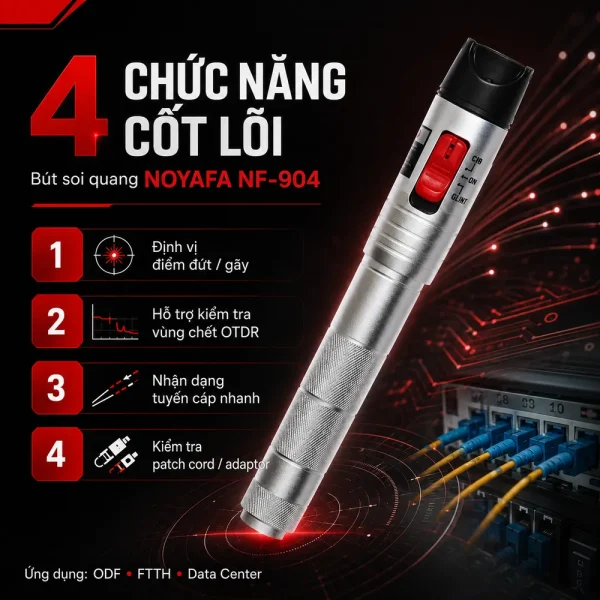 Thiết bị soi cáp quang NOYAFA NF-904 loại 20kw